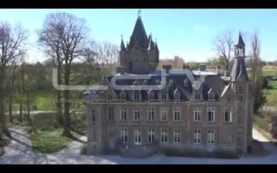Vues de drones du Château de Louvignies (2016)